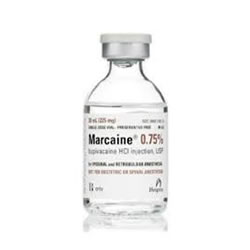 Marcaine .75% 30ml, 10/box