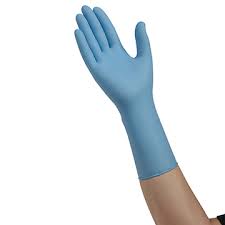 Exam Gloves, Nitrile, Large, Powder-Free (PF), Esteem™ Singles, Blue, Sterile, 100 ea/bx