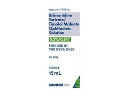 Brimonidine–Timolol 0.2-0.5% O/S 10 ML